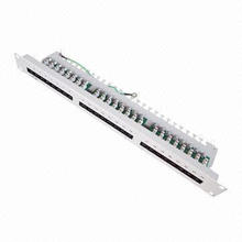 Patch Panel UTP de 24 puertos en Cat5e